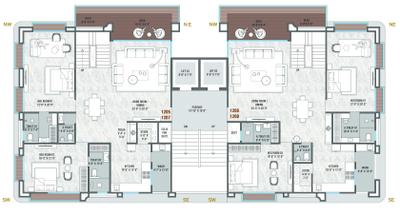 Project Image of 1184.79 - 2416.8 Sq.ft 3 BHK Apartment for buy in Swagat Cilantra