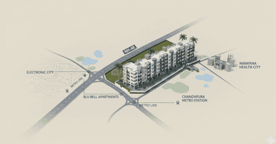 Project Image of 989.81 - 1344.25 Sq.ft 2 BHK Apartment for buy in Bhima Blue Bell