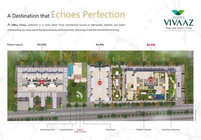 Project Image of 797.0 - 1113.0 Sq.ft 2 BHK Apartment for buy in Aditya Vivaaz A3