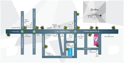 Project Image of 1240 Sq.ft 3 BHK Apartment / Flat for sale in Vaishno Devi Circle for Rs. 7000000