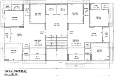 Project Image of 576.3 - 793.41 Sq.ft 2 BHK Apartment for buy in Balaji Victoria Crown