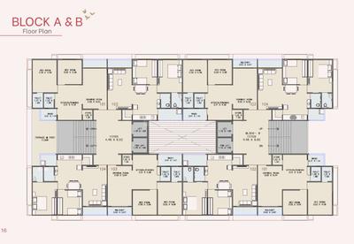 Project Image of 0.0 - 636.36 Sq.ft 2 BHK Apartment for buy in Shree Vallabh Malhar Residency