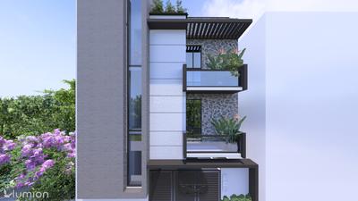 Sunpure Independent Private Residence 4 BHK Elevation 3