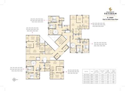 Project Image of 807.0 - 820.0 Sq.ft 2 BHK Apartment for buy in Gulmohar Esteban
