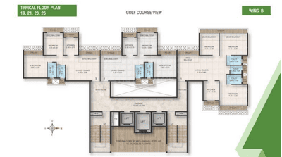 Project Image of 783.0 - 826.0 Sq.ft 3 BHK Apartment for buy in Bhagwati Greens 3