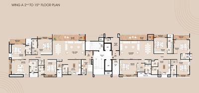 Project Image of 3352.0 - 3398.0 Sq.ft 4 BHK Apartment for buy in The Avenue Milestone