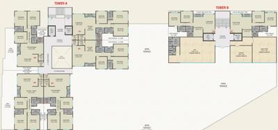Project Image of 730.0 - 1125.0 Sq.ft 2 BHK Apartment for buy in Darshanam Twin Tower