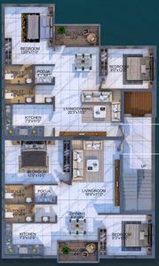 Project Image of 1028.0 - 1060.0 Sq.ft 2 BHK Apartment for buy in SPR Jothi Lingaa Flats