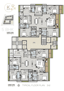 Project Image of 1911.0 - 6203.0 Sq.ft 3 BHK Apartment for buy in Avadh Ercole