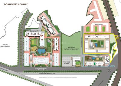Project Image of 601.0 - 604.0 Sq.ft 2 BHK Apartment for buy in Dosti Heron