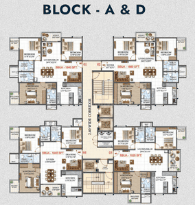 Project Image of 1520.0 - 2030.0 Sq.ft 3 BHK Apartment for buy in Amrutha Lake Vista