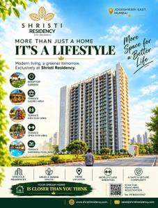 Project Image of 595.0 - 615.0 Sq.ft 2 BHK Apartment for buy in Shristi Residency Phase 1