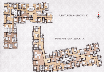Project Image of 820.0 - 1617.0 Sq.ft 2 BHK Apartment for buy in Rohra Galaxy 