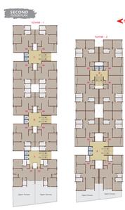 Project Image of 689.32 - 973.06 Sq.ft 2 BHK Apartment for buy in Seven Star Taiba Platinum