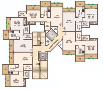 Project Image of 676 Sq.ft 1 BHK Apartment / Flat for sale in Mira Road East for Rs. 7500000