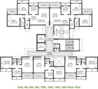 Project Image of 249.0 - 474.0 Sq.ft 1 BHK Apartment for buy in Vishwa Abha