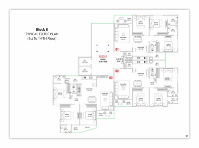Project Image of 898.03 - 1042.81 Sq.ft 3 BHK Apartment for buy in Shree Amee 98