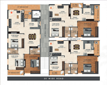 Project Image of 1160.0 - 1525.0 Sq.ft 2 BHK Apartment for buy in Hometech Classic