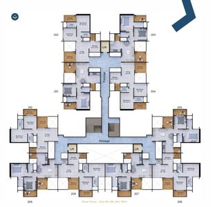 Project Image of 439.92 - 515.91 Sq.ft 2 BHK Apartment for buy in Vision Starwest Phase 2