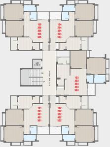 Project Image of 0.0 - 697.18 Sq.ft 2 BHK Apartment for buy in Paradise Tower