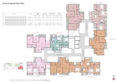 Project Image of 1705 Sq.ft 4 BHK Apartment / Flat for sale in Dhanori for Rs. 12178967