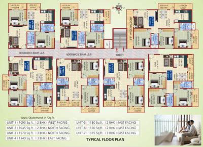 Project Image of 1045.0 - 1570.0 Sq.ft 2 BHK Apartment for buy in Sreenidhi Alpine