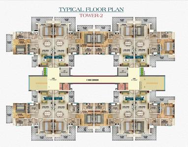Project Image of 702.0 - 927.0 Sq.ft 2 BHK Apartment for buy in BLISS DELIGHT
