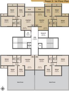 Project Image of 296.0 - 499.0 Sq.ft 1 BHK Apartment for buy in Bhumiraj Hills Tower 2 And 3