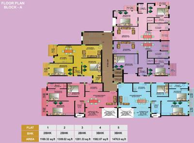 Project Image of 1144.8 - 1582.0 Sq.ft 2 BHK Apartment for buy in Divya Nilay