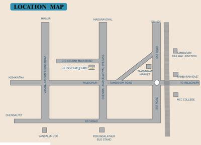 Project Image of 968.0 - 1032.0 Sq.ft 2 BHK Apartment for buy in Sakthi Aiswaryam Flats