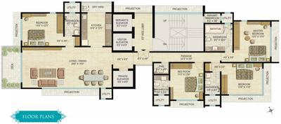 Project Image of 3265.0 - 5575.0 Sq.ft 4 BHK Apartment for buy in Ekta Oculus