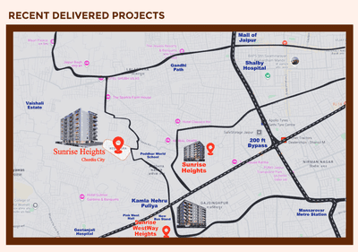Project Image of 808.91 - 1164.44 Sq.ft 3 BHK Apartment for buy in My Sunrise Heights Chordiya City