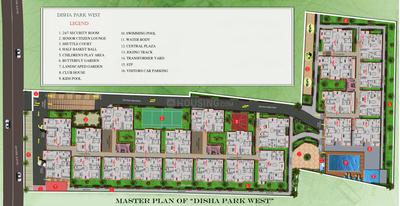 Project Image of 0.0 - 1670.0 Sq.ft 3 BHK Apartment for buy in Disha Park West