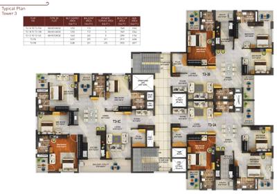 Project Image of 2766.0 - 3454.0 Sq.ft 3 BHK Apartment for buy in 9 Boulevard