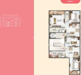 Project Image of 855.0 - 1439.0 Sq.ft 2 BHK Apartment for buy in Gokul VIP Plaza