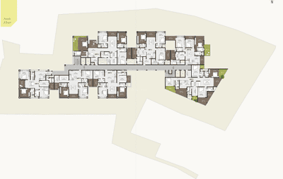 Project Image of 2000.0 - 3840.0 Sq.ft 3 BHK Apartment for buy in Artech Rainforest