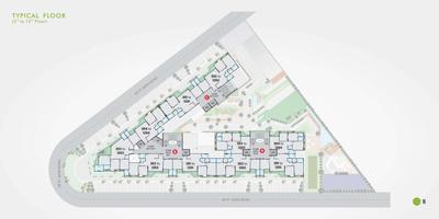 Project Image of 1890.0 - 2700.0 Sq.ft 3 BHK Apartment for buy in Ekarth One