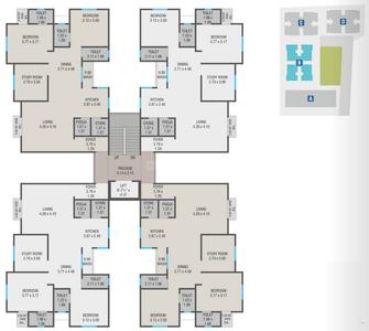 Project Image of 1085.0 - 1225.0 Sq.ft 3 BHK Apartment for buy in Avadh Atria