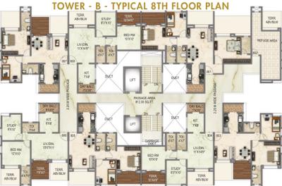 Project Image of 316.0 - 610.0 Sq.ft 1 BHK Apartment for buy in Unique Palazzo Greens