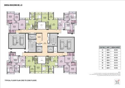 Project Image of 335.0 - 557.0 Sq.ft 1 BHK Apartment for buy in Puraniks Grand Central