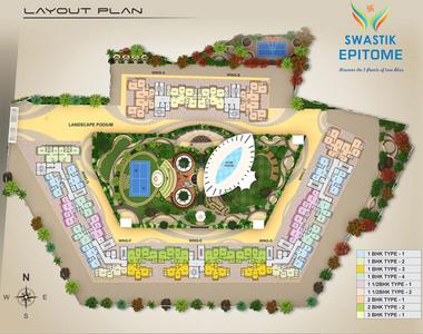 Project Image of 394.0 - 623.0 Sq.ft 1 BHK Apartment for buy in Swastik Epitome Building 2 Phase II 8 To 14 Floors