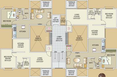Project Image of 0.0 - 621.0 Sq.ft 2 BHK Apartment for buy in Sai Empire