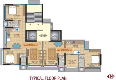 Project Image of 528.0 - 643.0 Sq.ft 2 BHK Apartment for buy in Sumit Hendre Residency