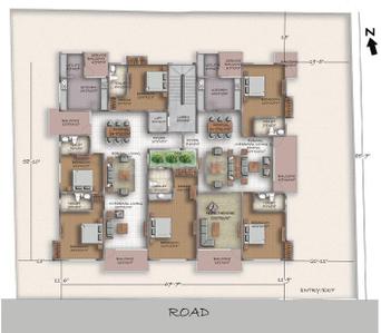 Project Image of 2570.0 - 3567.0 Sq.ft 3 BHK Apartment for buy in Sumanth Sreshta Avanthika