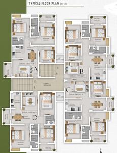 Project Image of 1360.0 - 1450.0 Sq.ft 3 BHK Apartment for buy in Global Sanskriti