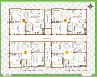 Project Image of 0.0 - 1215.03 Sq.ft 2 BHK Apartment for buy in SV Sai Venkateswara Enclave