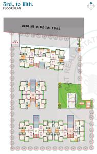 Project Image of 521.4 - 732.27 Sq.ft 2 BHK Apartment for buy in Radhe Tirupati Sky