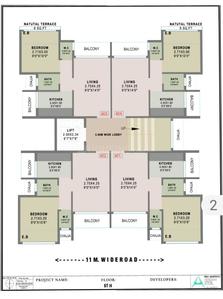 Project Image of 226.0 - 290.0 Sq.ft 1 RK Apartment for buy in Hari Shree Darshan