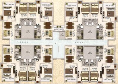 Project Image of 702.0 - 785.0 Sq.ft 2 BHK Apartment for buy in Aashray Manjula