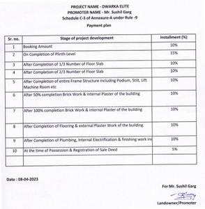 Creation View Construction Linked Payment (CLP) 1
